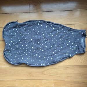 Woolino 4 Season Merino Wool Gray Star Sleep Sack - 2-24M